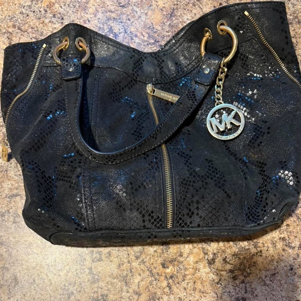 Michael Kors Black Sparkly Bag